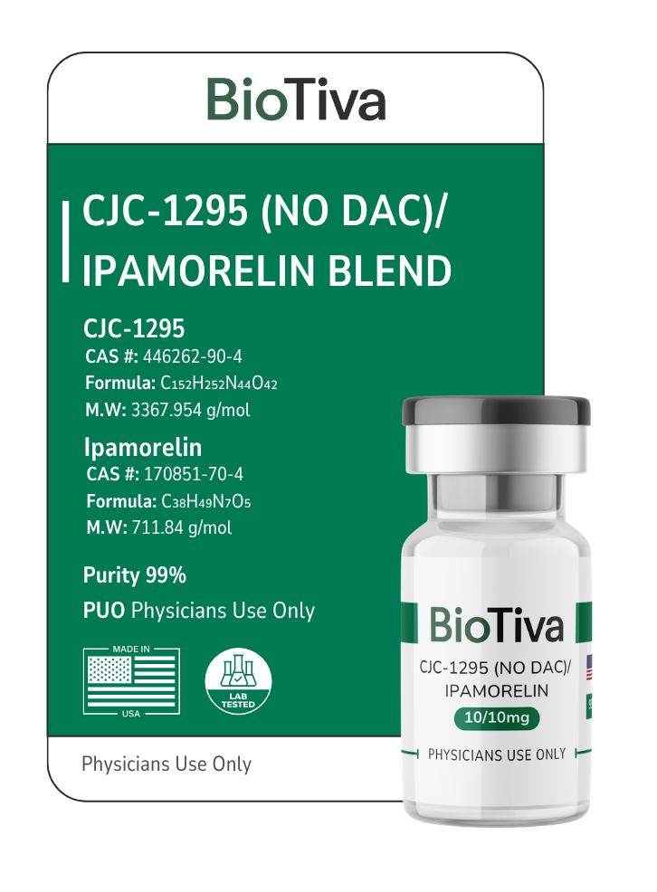 CJC-1295 (No DAC)/Ipa Blend — 10/10mg