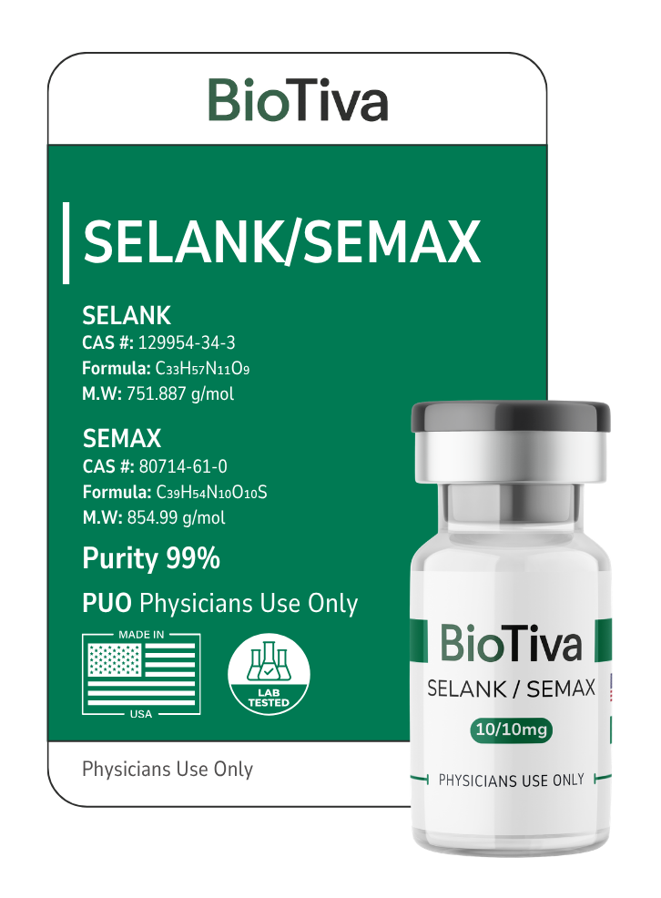 Selank/Semax — 10/10mg