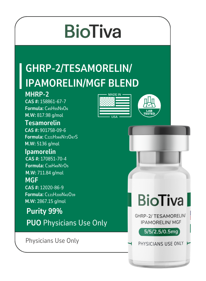 GHRP-2/Tesa/Ipa/MGF Blend — 5/5/2.5/0.5mg